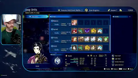 Brigandine Abyss first-season Organization and hex deploy loop